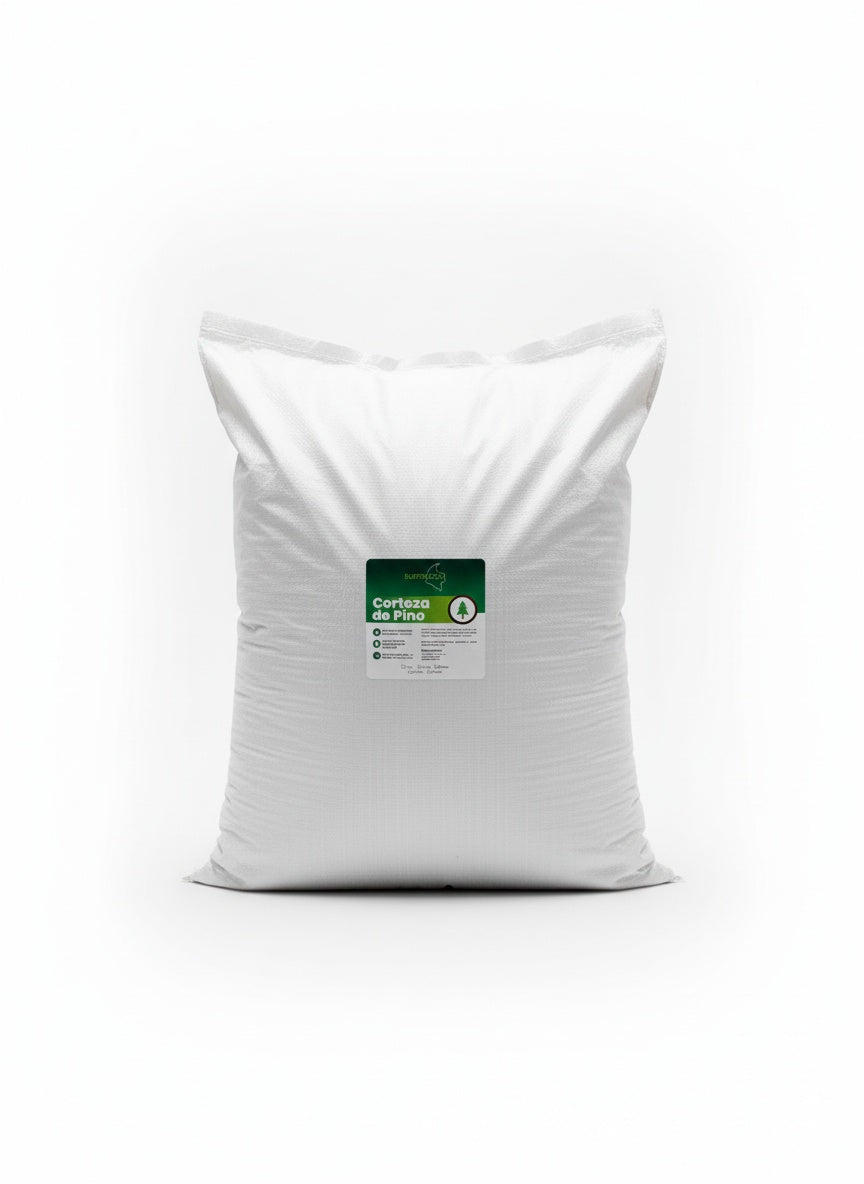 Saco pequeño de Corteza de Pino Sustracol de 10 litros para macetas y orquídeas.