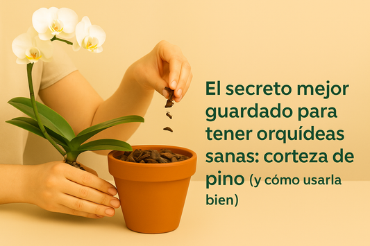 El secreto mejor guardado para tener orquídeas sanas: corteza de pino (y cómo usarla bien)