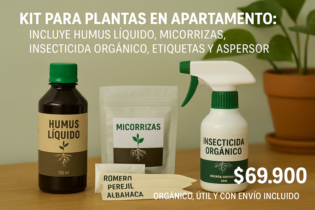 Kit Apartamentero para Plantas: Todo lo que necesitas por solo $69.900 (envío incluido)