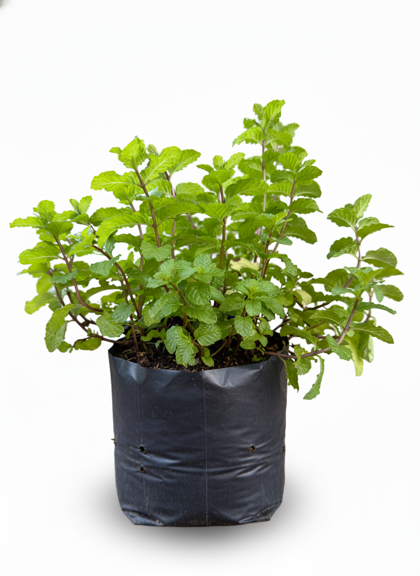 Planta de Hierbabuena fresca en maceta - aromatica cocina - vista 3