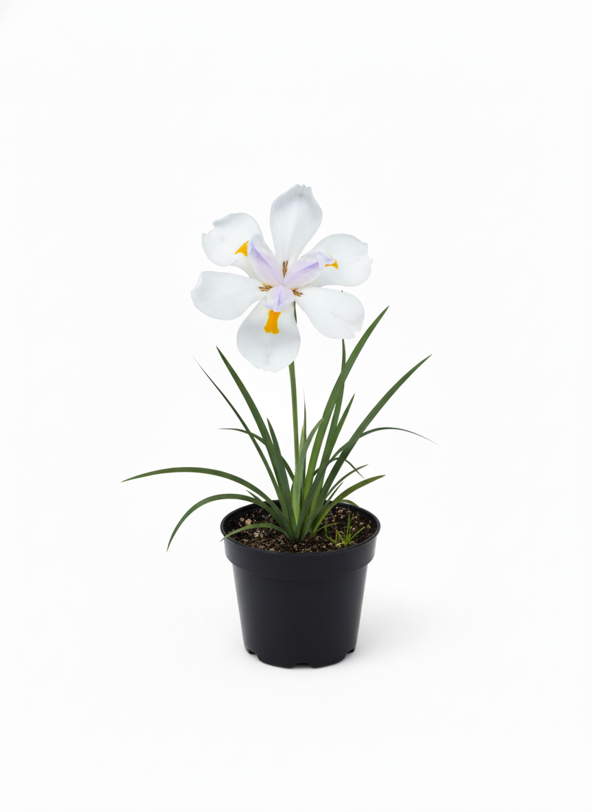 Planta Iris flor morada - elegante jardin Colombia - vista 3