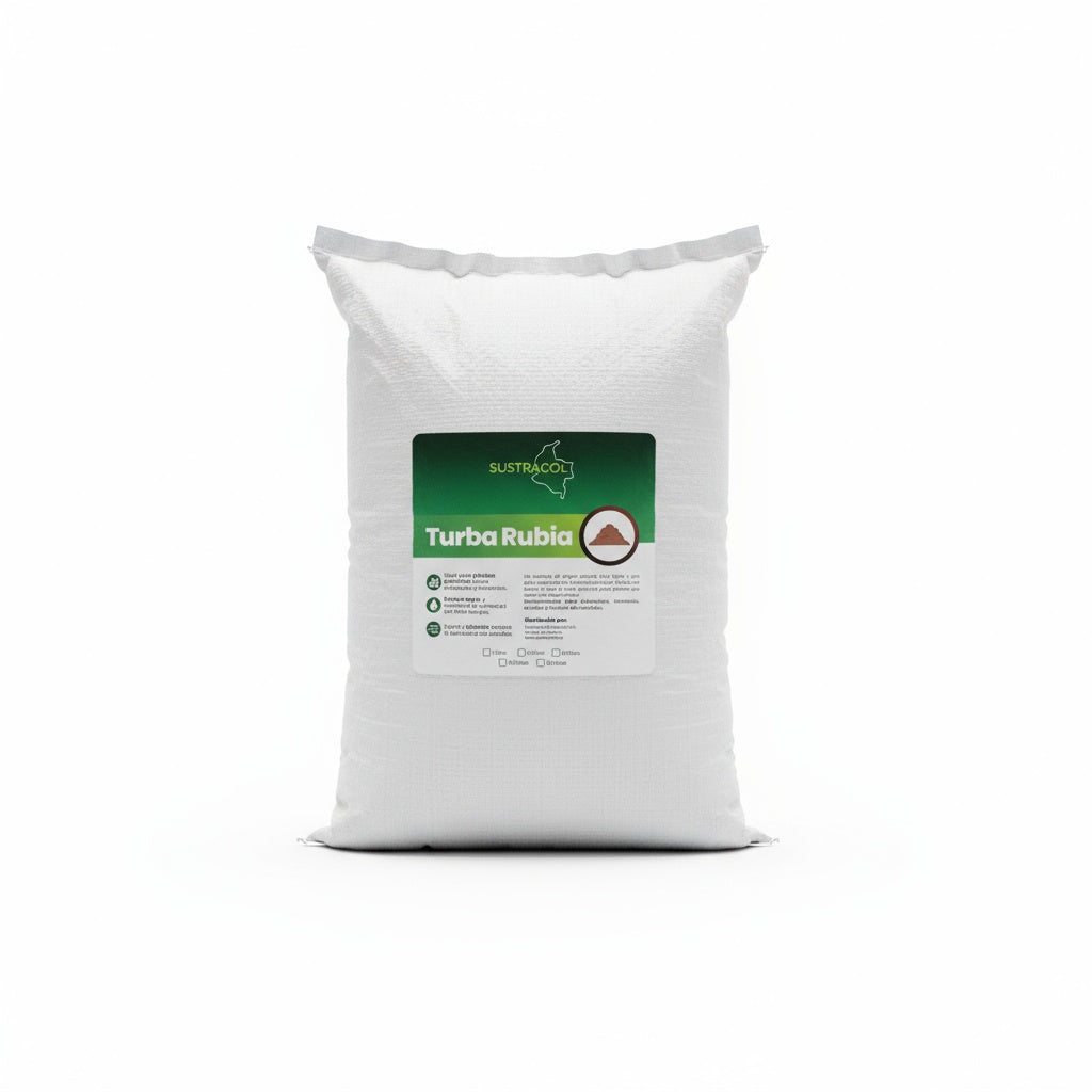 Saco de 1 litro de Turba Rubia Sustracol, ideal para plantas acidófilas como arándanos y hortensias.
